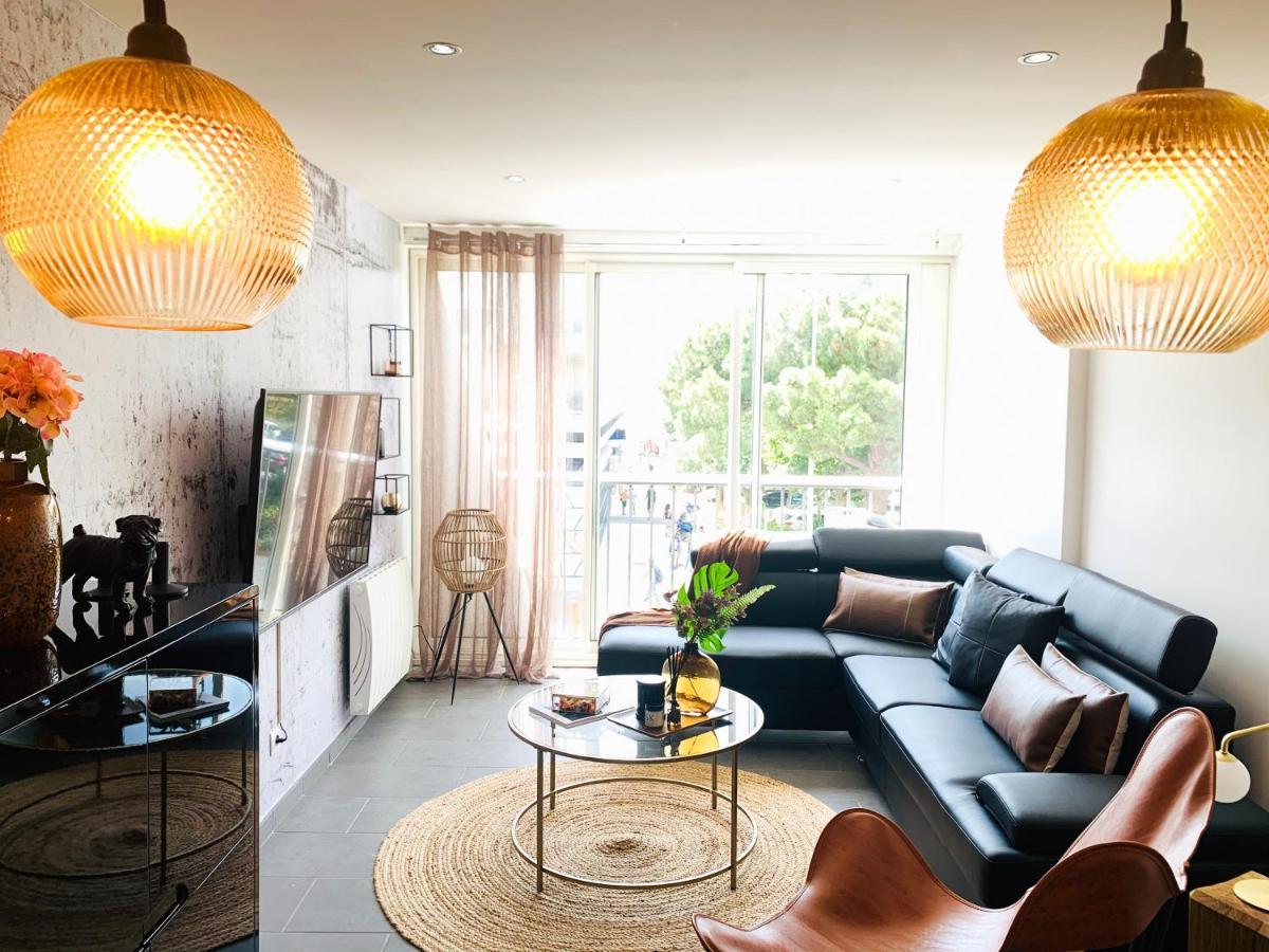 Appartement Acces Direct Mer Et De Toutes Commodites ลา กร็องเดอ-ม็อต ภายนอก รูปภาพ